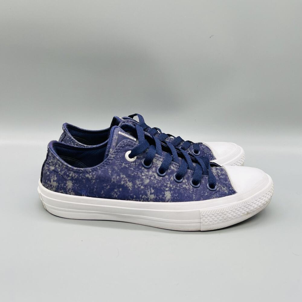 Converse Shoes Women 7 Blue Purple All Star Low Top Sneaker Casual Comfort